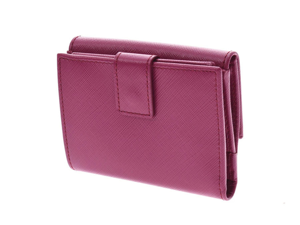 Salvatore Ferragamo Sangria W hook Vara Leather wallet Black